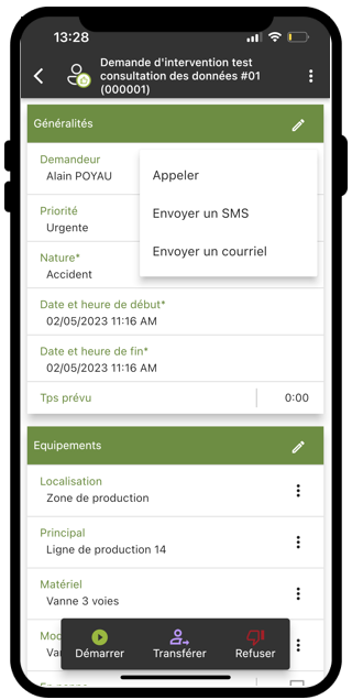 Actions Acteur