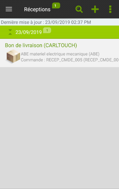 ReceptionListe